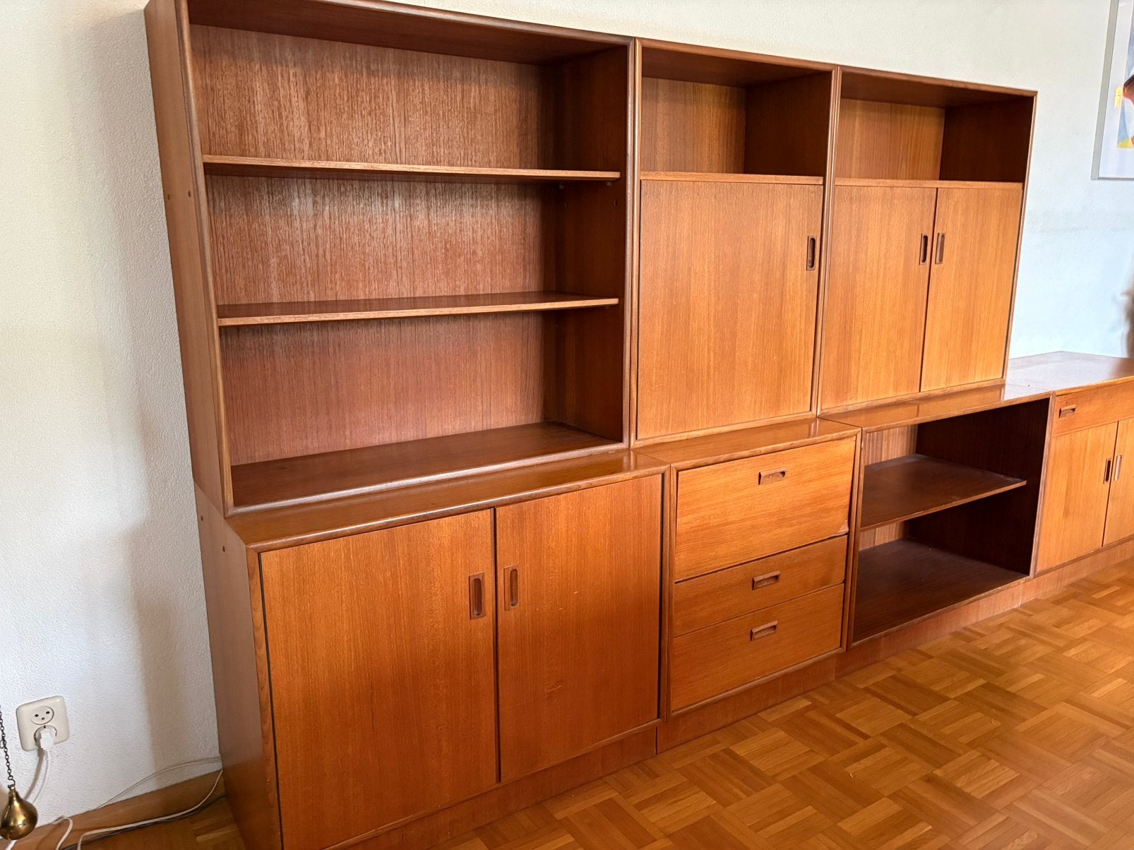 Vintage teak Boekenkast, Ophalen