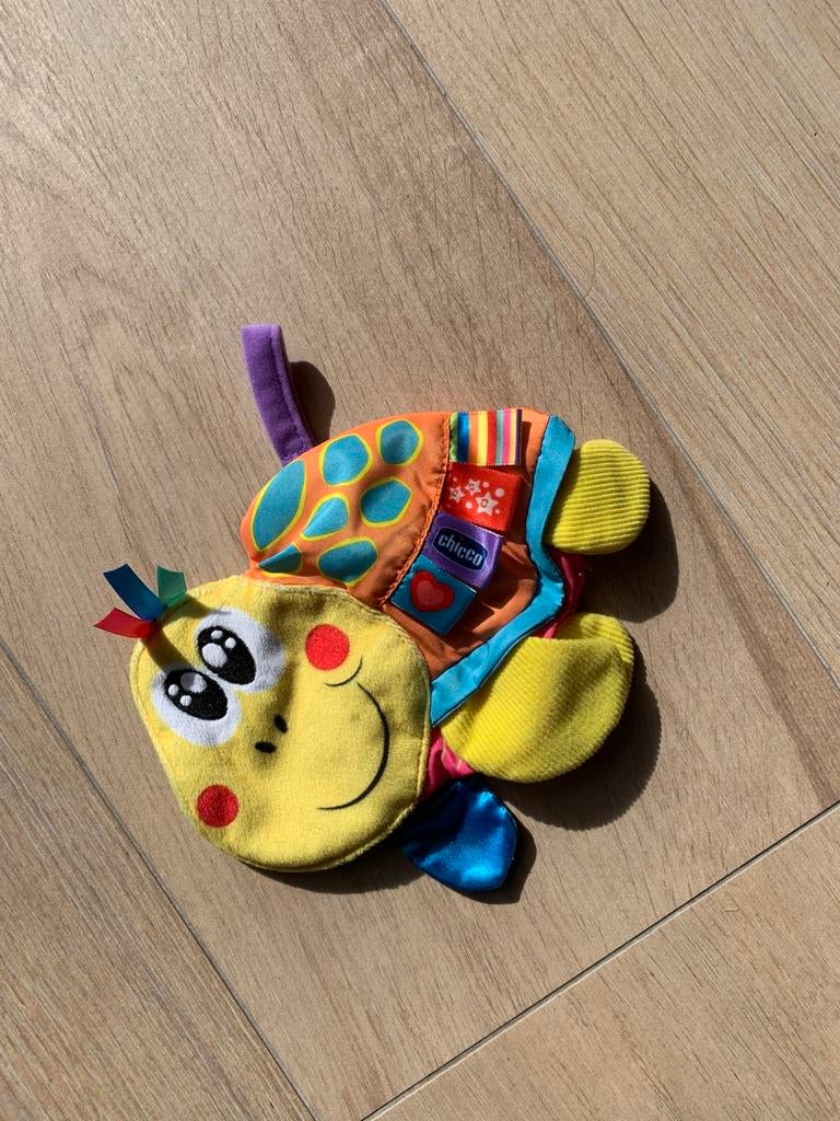 🐢Chicco Molly Cuddly Turtle Lulu Schildpad rammelspeelgoed, Kinderen en Baby's, Speelgoed | Knuffels en Pluche, Ophalen of Verzenden
