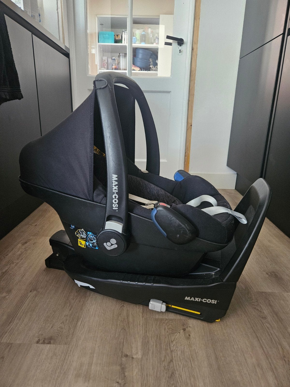 Maxi-Cosi autostoel met FamilyFix2 base, Ophalen, 0 t/m 13 kg, Maxi-Cosi, Isofix