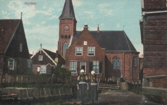 Marken, Verzenden, Voor 1920, Gelopen, Noord-Holland