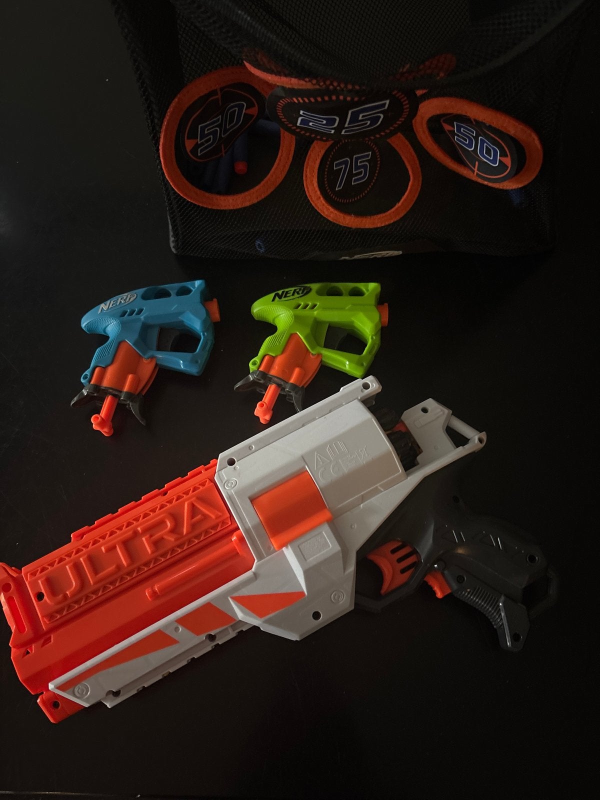 Nerf Ultra 2 Blaster Set met Doel en twee Jolt Blasters, Ophalen of Verzenden, Gebruikt, Jongen of Meisje