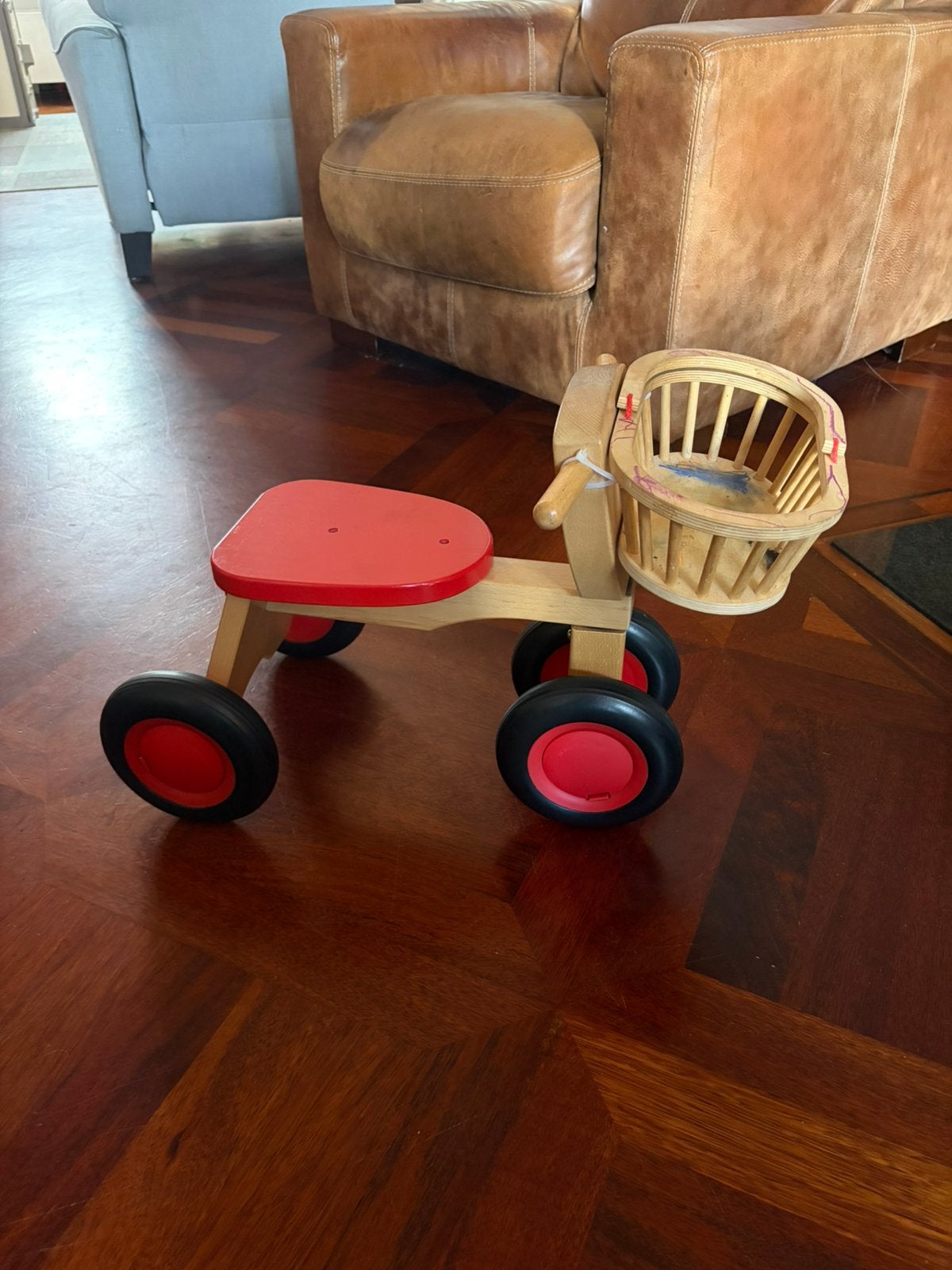 New classic toys houten loopfiets, Kinderen en Baby's, Ophalen, Zo goed als nieuw, Rij- of Hobbelspeelgoed