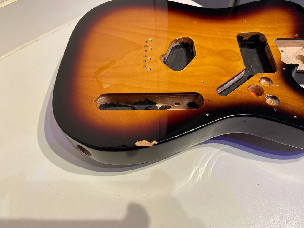 Van Fender Mexico body voor uw project, Muziek en Instrumenten, Instrumenten | Onderdelen, Ophalen of Verzenden, Gebruikt, Elektrische gitaar