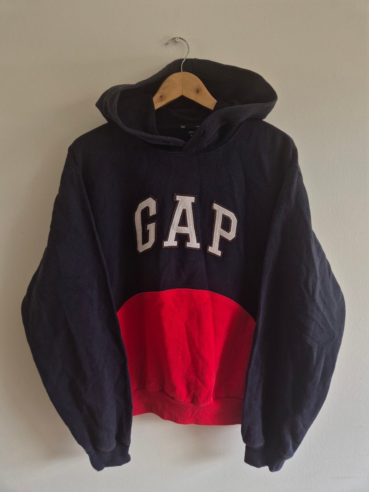 GAP Rework Hoodie Dames Maat S Blauw, GAP, Maat 36 (S), Gedragen, Verzenden
