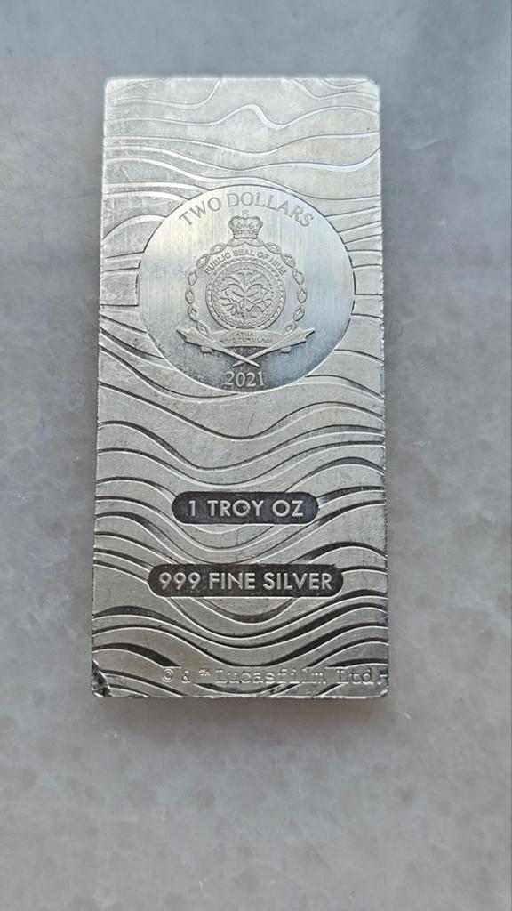 1 ounce star wars, Ophalen of Verzenden, Zilver