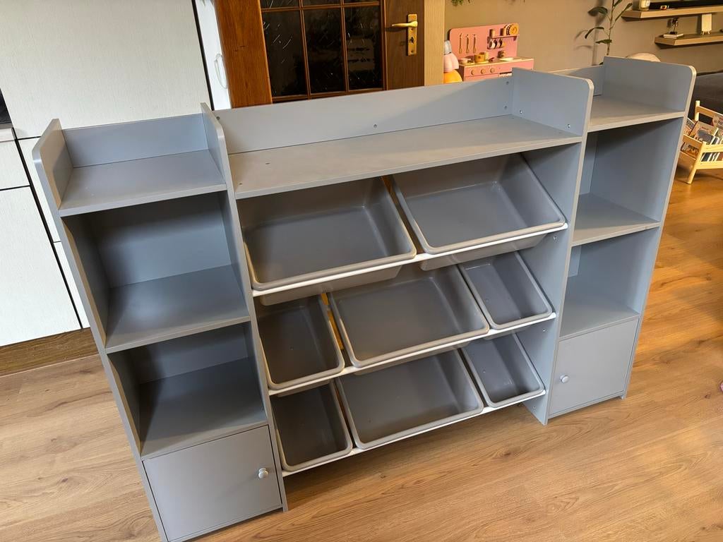 Speelgoedkast met vakken en bakken - Zo goed als nieuw, Huis en Inrichting, Ophalen, Zo goed als nieuw