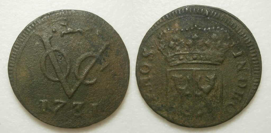 PD11359 Gelderland VOC Duit 1731, Ophalen of Verzenden, Vóór koninkrijk, 1 cent, Losse munt