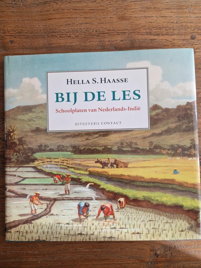 H.S.Haasse -  Bij de Les: Schoolplaten van Nederlands-Ind, Antiek en Kunst, Antiek | Schoolplaten, Ophalen of Verzenden