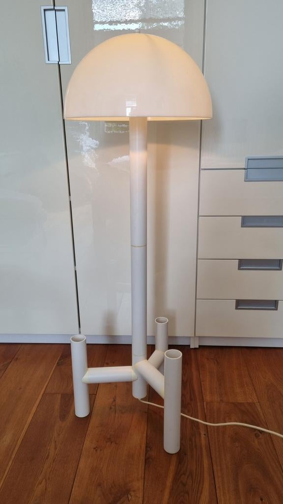 Vintage Space Age Paddestoel Lamp - Geheel Kunststof, Antiek en Kunst, Ophalen