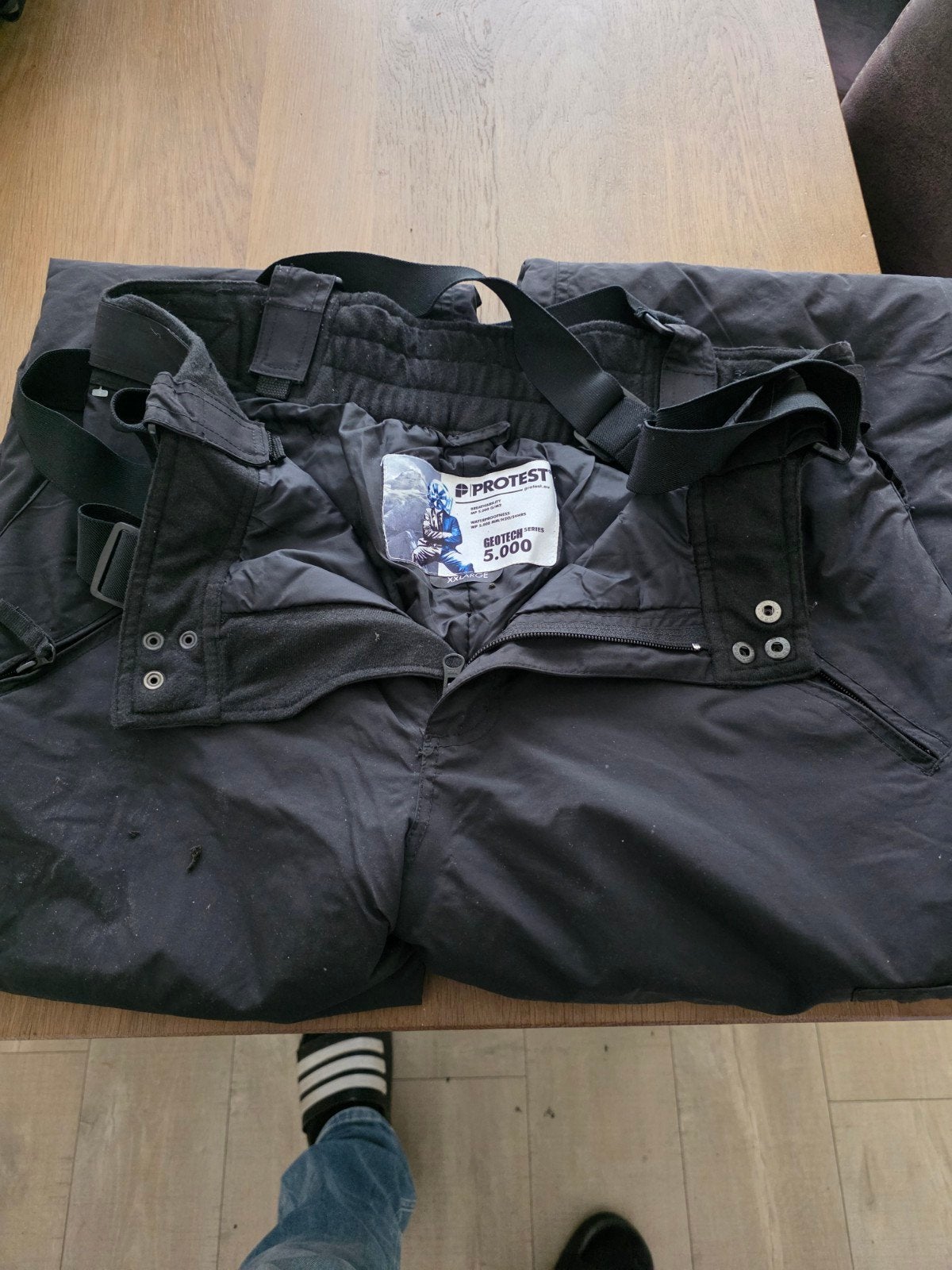 Skibroek zwart, Ophalen, Gebruikt, Protest, 100 tot 140 cm