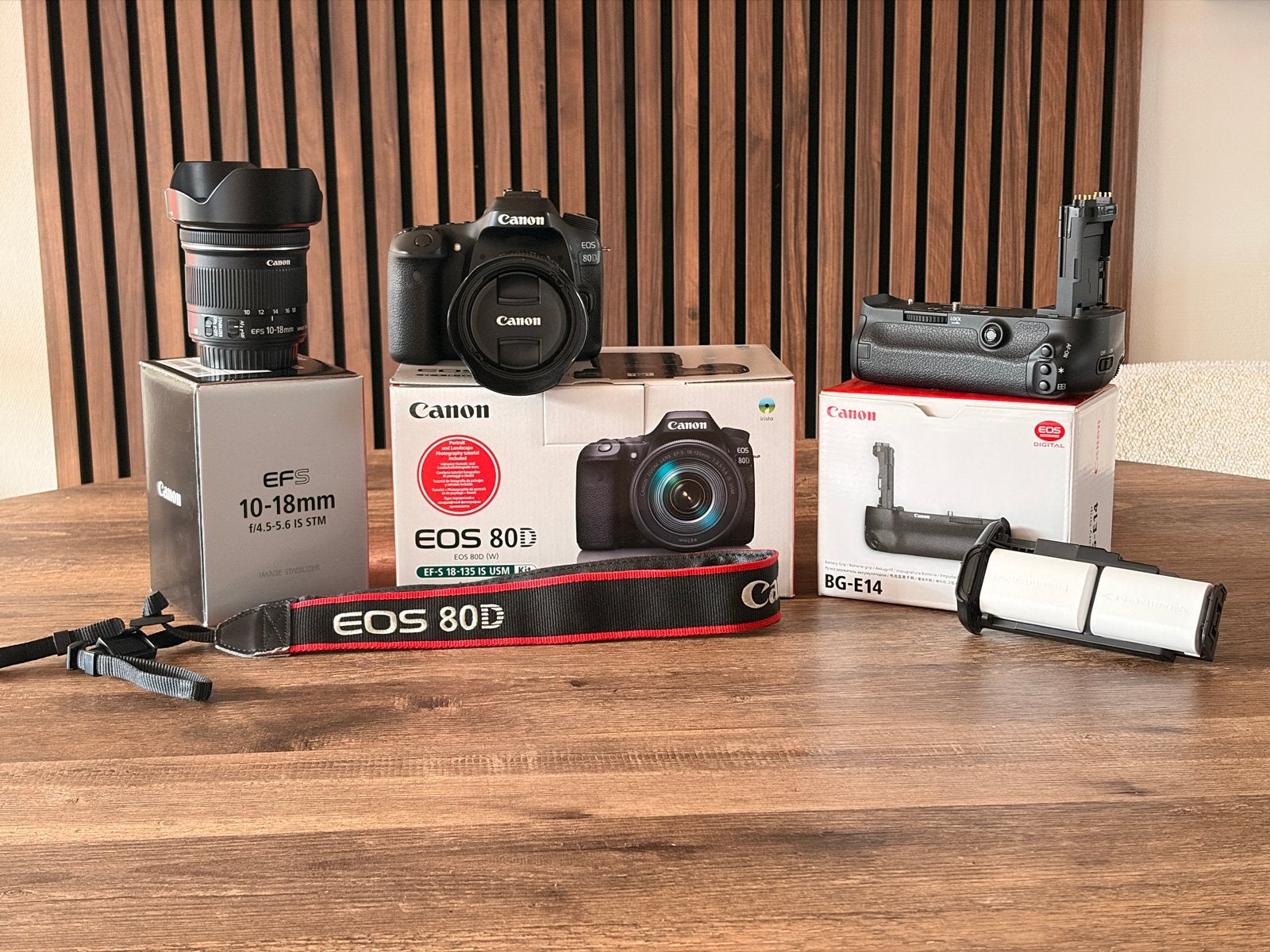 Canon EOS 80D met 2 lenzen, 3 accu’s en batterijgrip, Audio, Tv en Foto, Ophalen, Spiegelreflex, Canon, Beeldstabilisatie