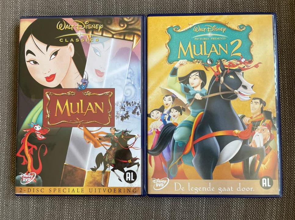 Disney Mulan 1 & 2 dvd Speciale Uitvoering, Cd's en Dvd's, Dvd's | Tekenfilms en Animatie, Tekenfilm, Boxset, Ophalen of Verzenden