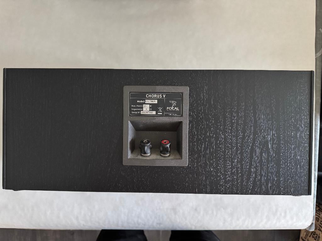 Te Koop:  Focal chorus V center spieker, Audio, Tv en Foto, Luidsprekers, Zo goed als nieuw, 120 watt of meer, Front, Rear of Stereo speakers