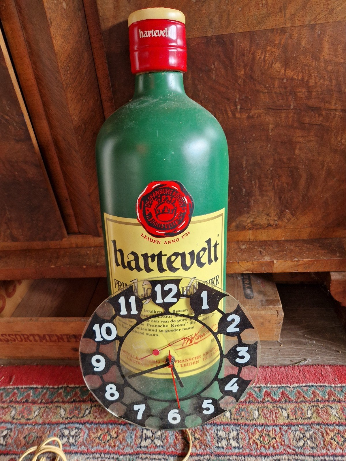 Hartevelt Leiden jenever klok, Ophalen of Verzenden
