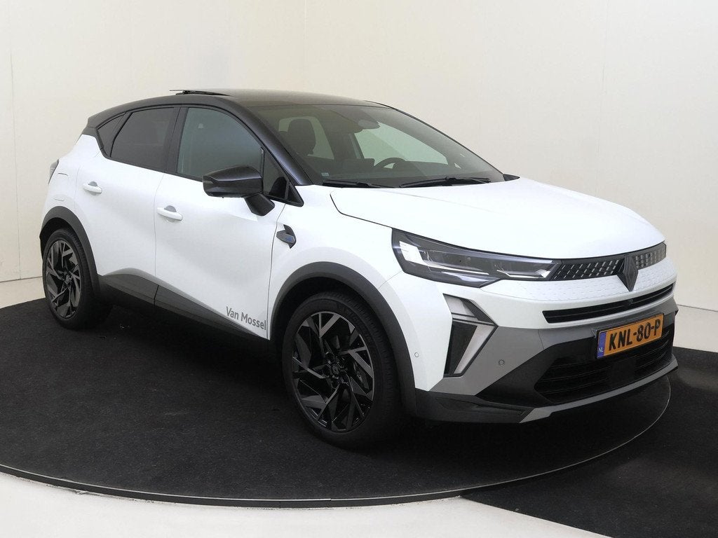 Renault Captur 1.8 E-Tech full hybrid 160 esprit Alpine Pano, Auto's, Renault, 1789 cc, 4 cilinders, Wit, Origineel Nederlands