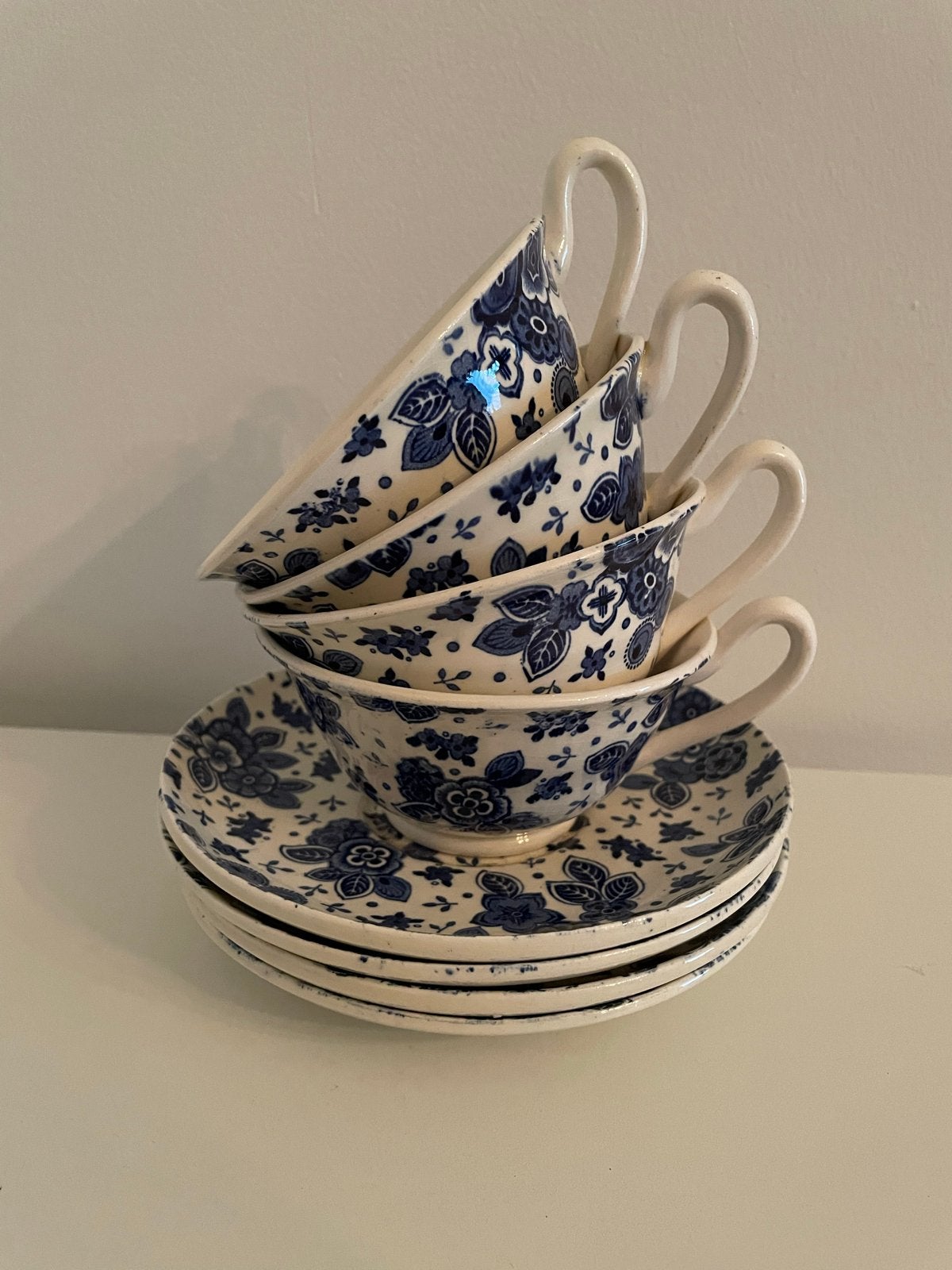 Beatrix Servies - Blauw/Wit, Ophalen of Verzenden