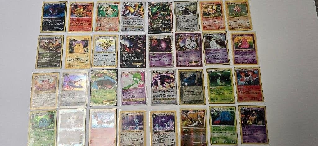 Tcg Pokémon - Diverse zeldzame kaarten, Ophalen of Verzenden, Gebruikt, Meerdere kaarten, Foil