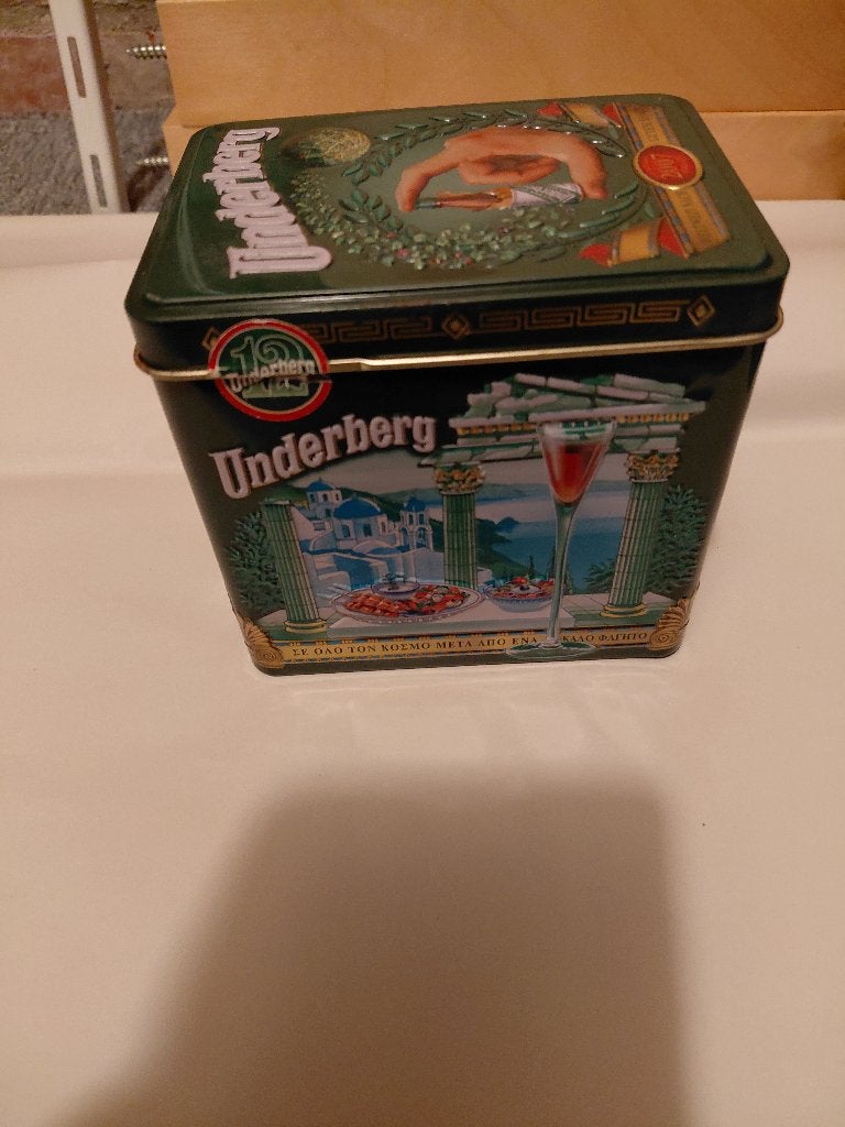 Underberg blikje 2007, Verzenden, Gebruikt, Koek(jes)