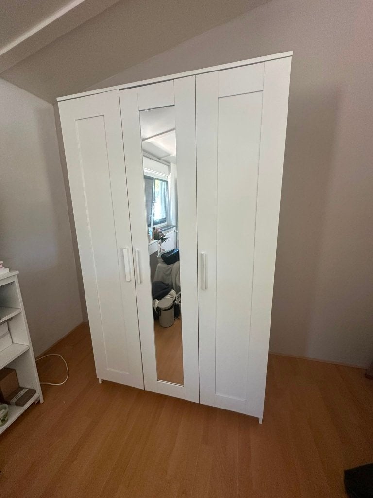Kledingkast Brimnes Ikea, Ophalen, Met deur(en), 100 tot 150 cm, Zo goed als nieuw