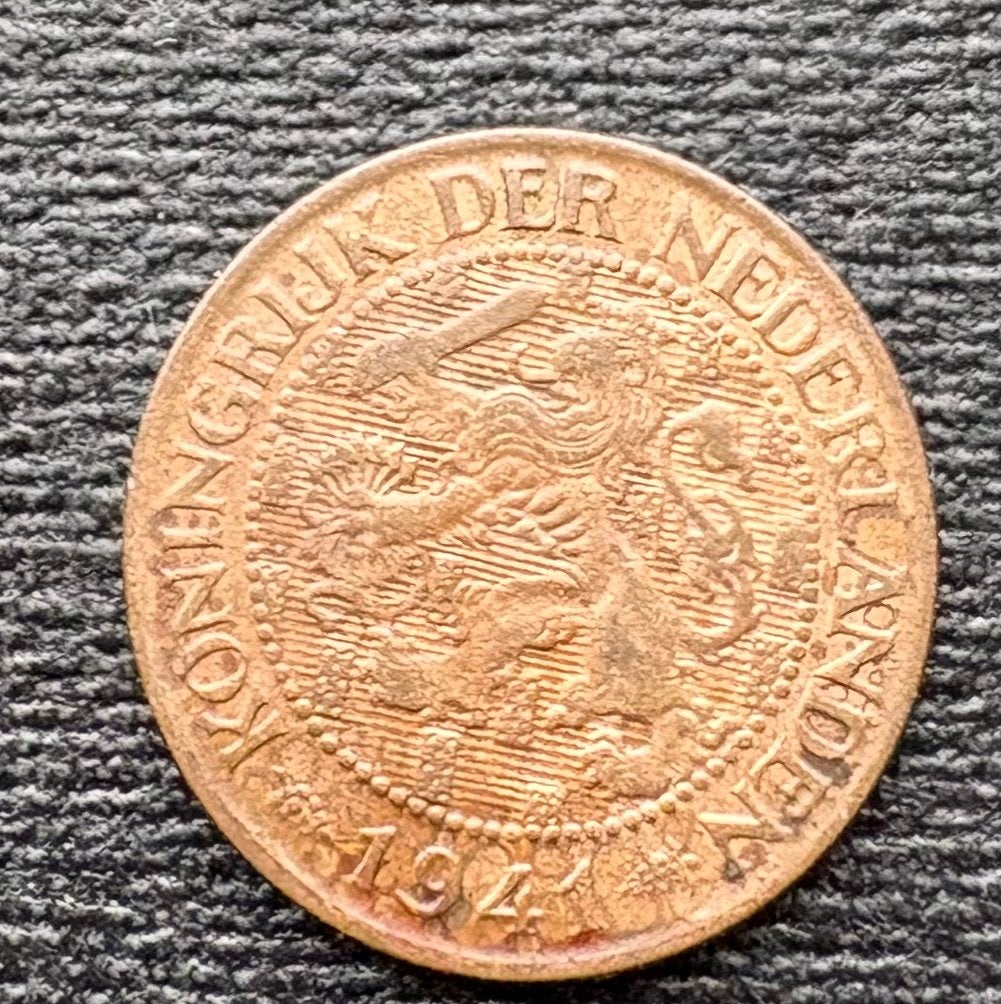 1 Cent Munt Nederland 1924 Koningin Wilhelmina, Ophalen of Verzenden, Koningin Wilhelmina, 1 cent, Losse munt