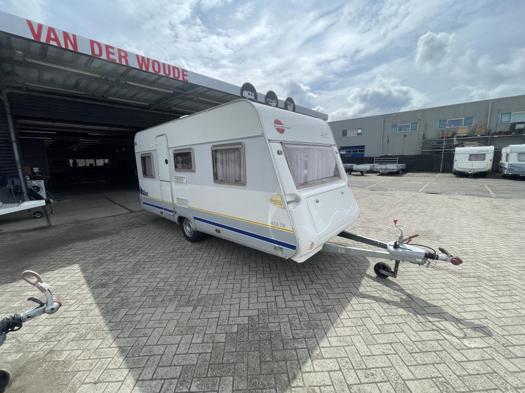Bürstner Fun 435 TK 5 Pers. Nette tent, Caravans en Kamperen, Bedrijf, Bürstner, Koelkast, 4 tot 5 meter