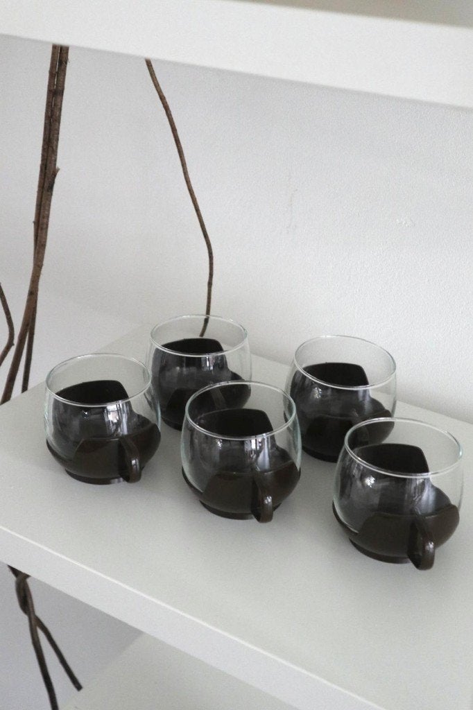 Vintage Melitta koffie/thee kopjes / retro mid century 60, Overige merken, Ophalen of Verzenden, Overige stijlen, Kop(pen) en/of Schotel(s)
