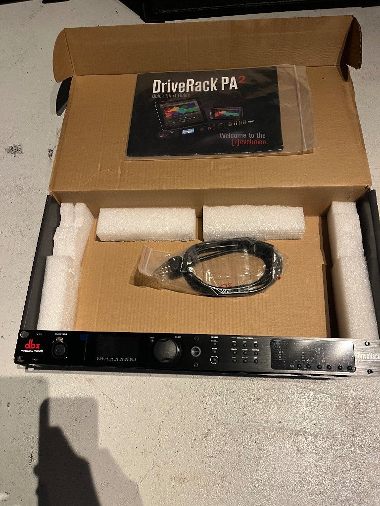 DBX Driverack PA2 - DSP Speakermanagment, Ophalen of Verzenden, Zo goed als nieuw, Audio