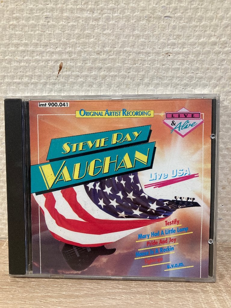 Stevie Ray Vaughan - live USA CD, Ophalen of Verzenden, Zo goed als nieuw, Poprock, Album