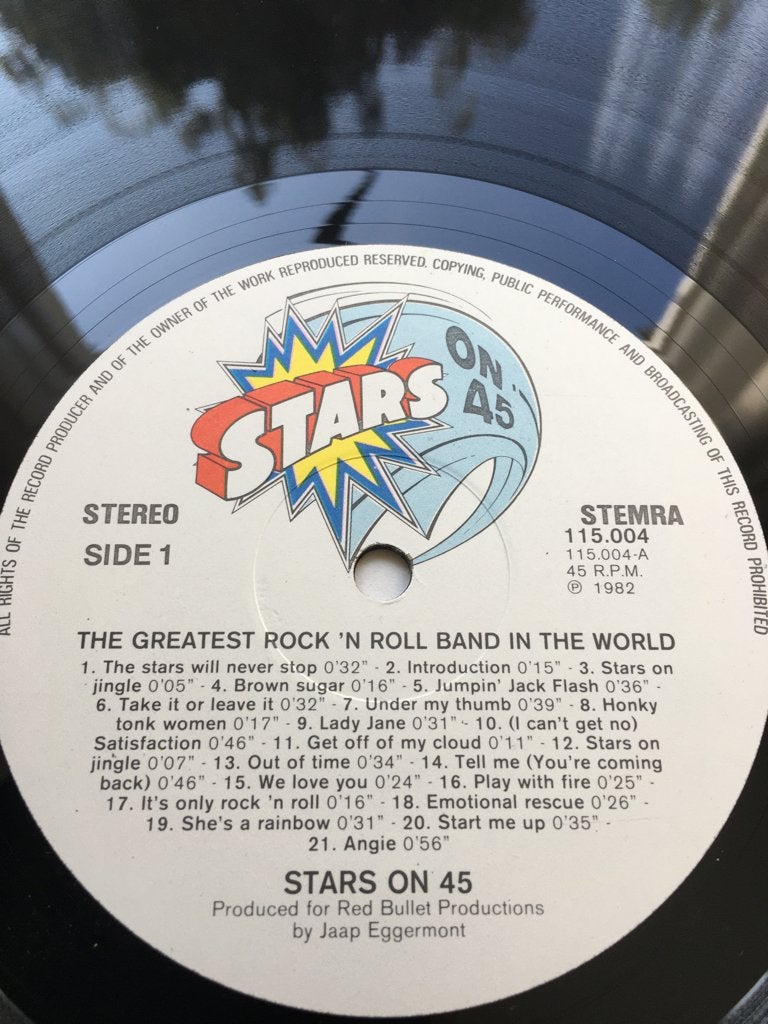 MP523 MAXI  Stars on 45  The greatest Rock’n roll  Band €5, Gebruikt, EP, 12 inch, Rock en Metal