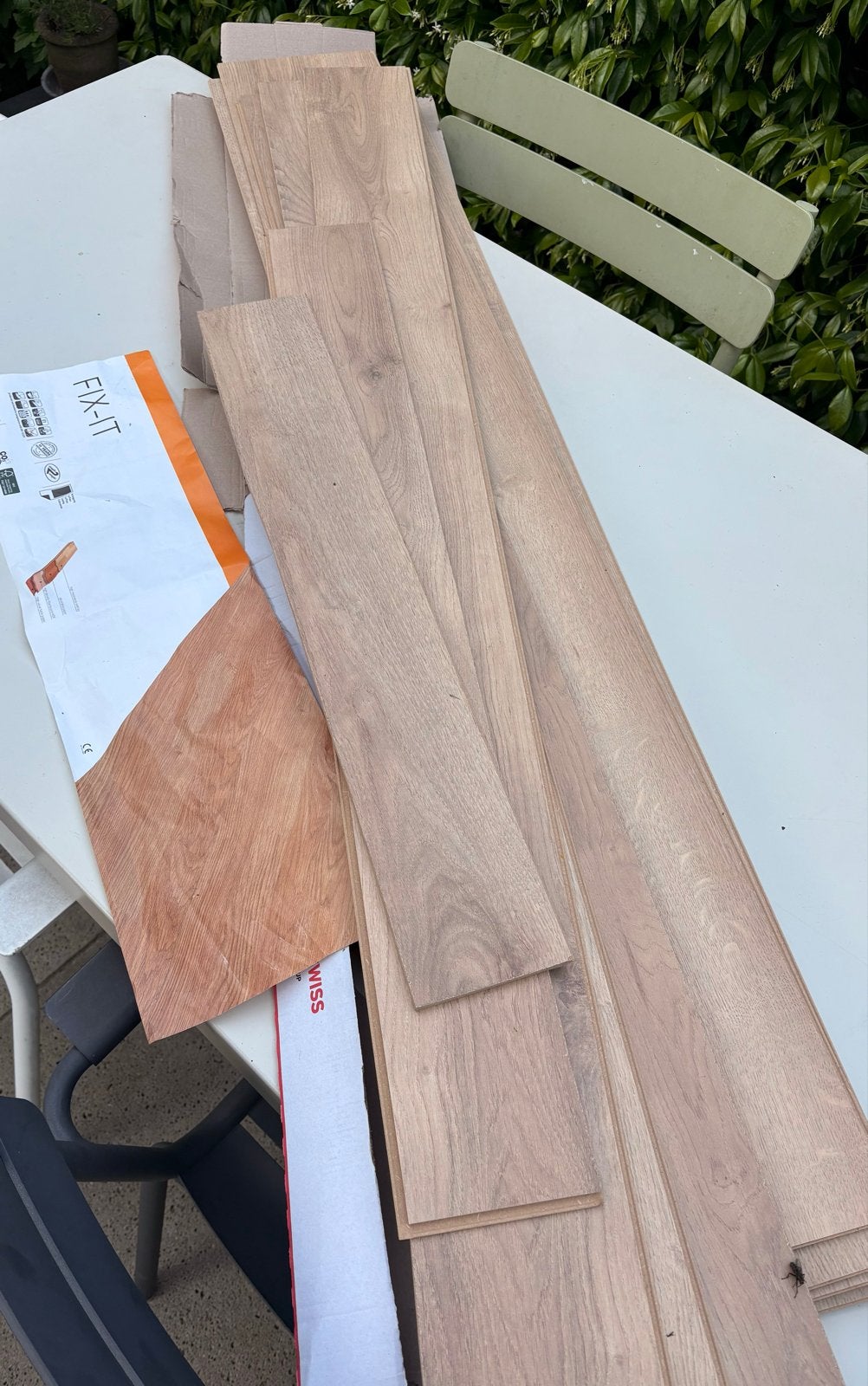 Lichte eiken laminaatvloer, diverse planken, Ophalen, Nieuw, Minder dan 5 m², 10 tot 30 cm