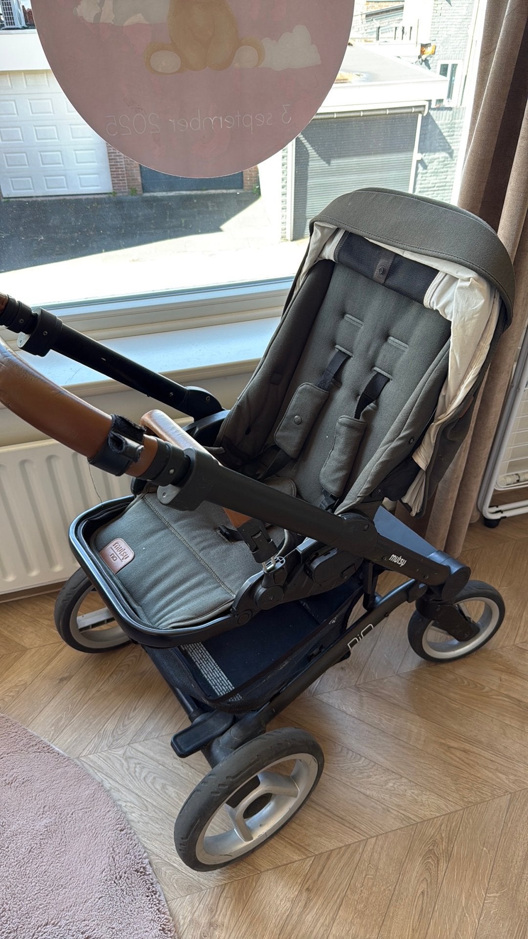 Mutsy Nio kinderwagen met reisbak, Kinderen en Baby's, Kinderwagens en Combinaties, Gebruikt, Met reiswieg, Mutsy, Ophalen