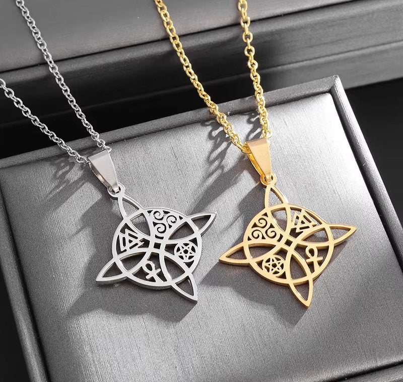 Heksenknoop Dames Ketting, Overige kleuren, Verzenden, Nieuw, Overige materialen