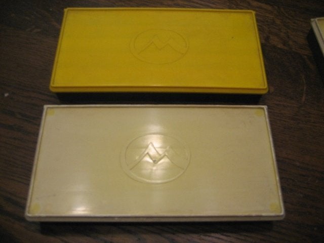 7 dozen tbv leesplankje 6 met letters 1 met ander lesmat., Antiek en Kunst, Antiek | Schoolplaten, Ophalen of Verzenden, Overige thema's