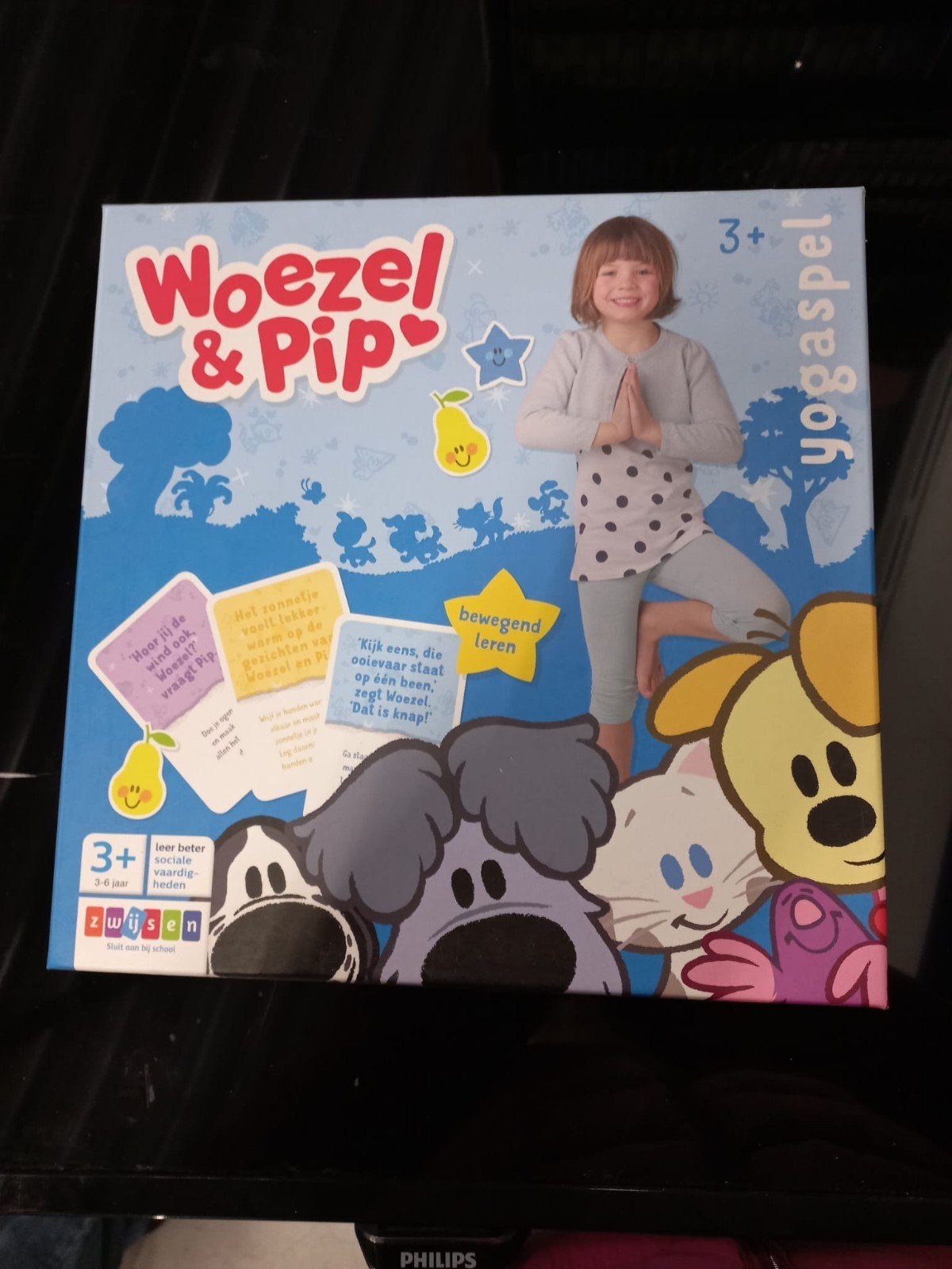 Woezel & Pip Yogaspel - Bewegend leren voor 3+, Hobby en Vrije tijd, Ophalen, Zo goed als nieuw, Zwijsen