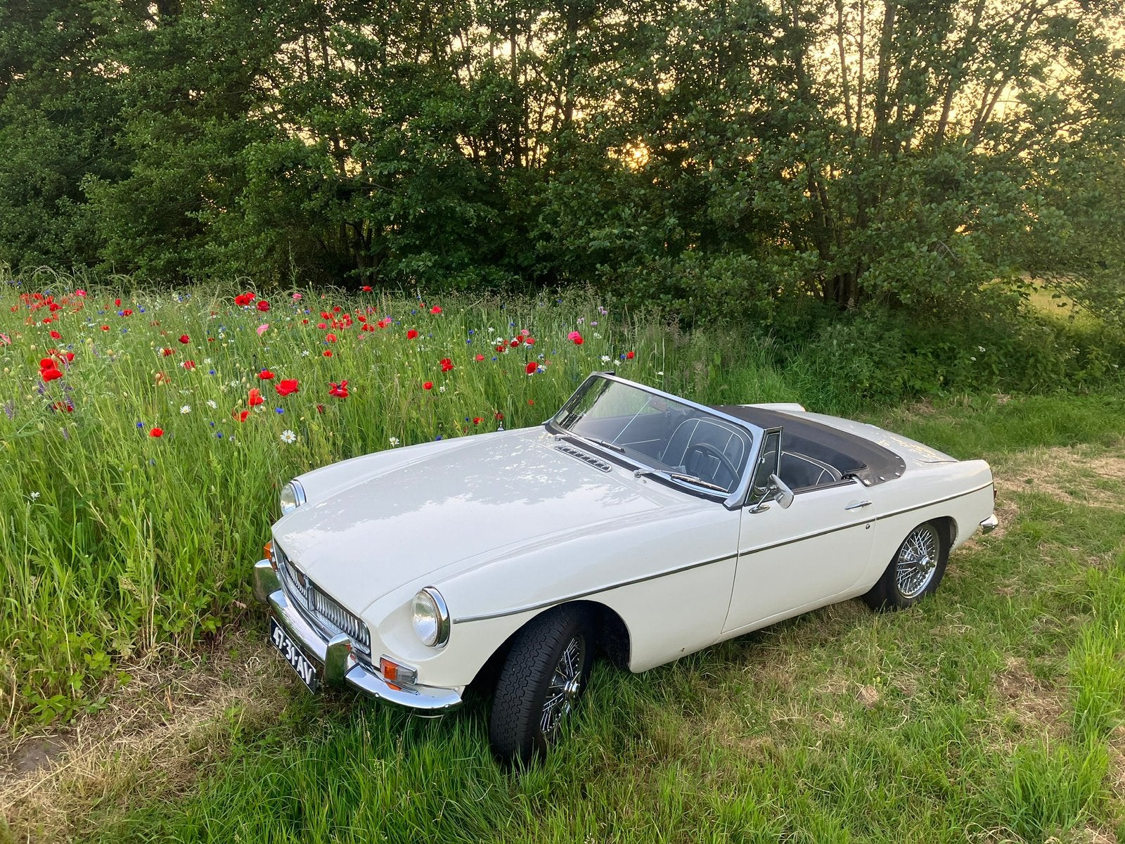 MG B 1.8 Roadster (org. NL 1966), Auto's, MG, Particulier, B, Benzine, Cabriolet, Handgeschakeld, Wit, Zwart, Leder, Achterwielaandrijving