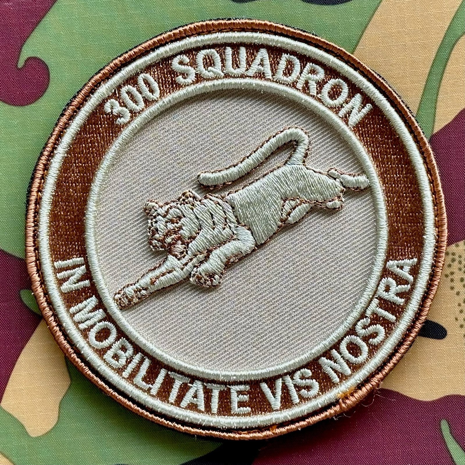 Patch RNLAF 300 SQN, Ophalen of Verzenden, Luchtmacht, Nederland, Embleem of Badge