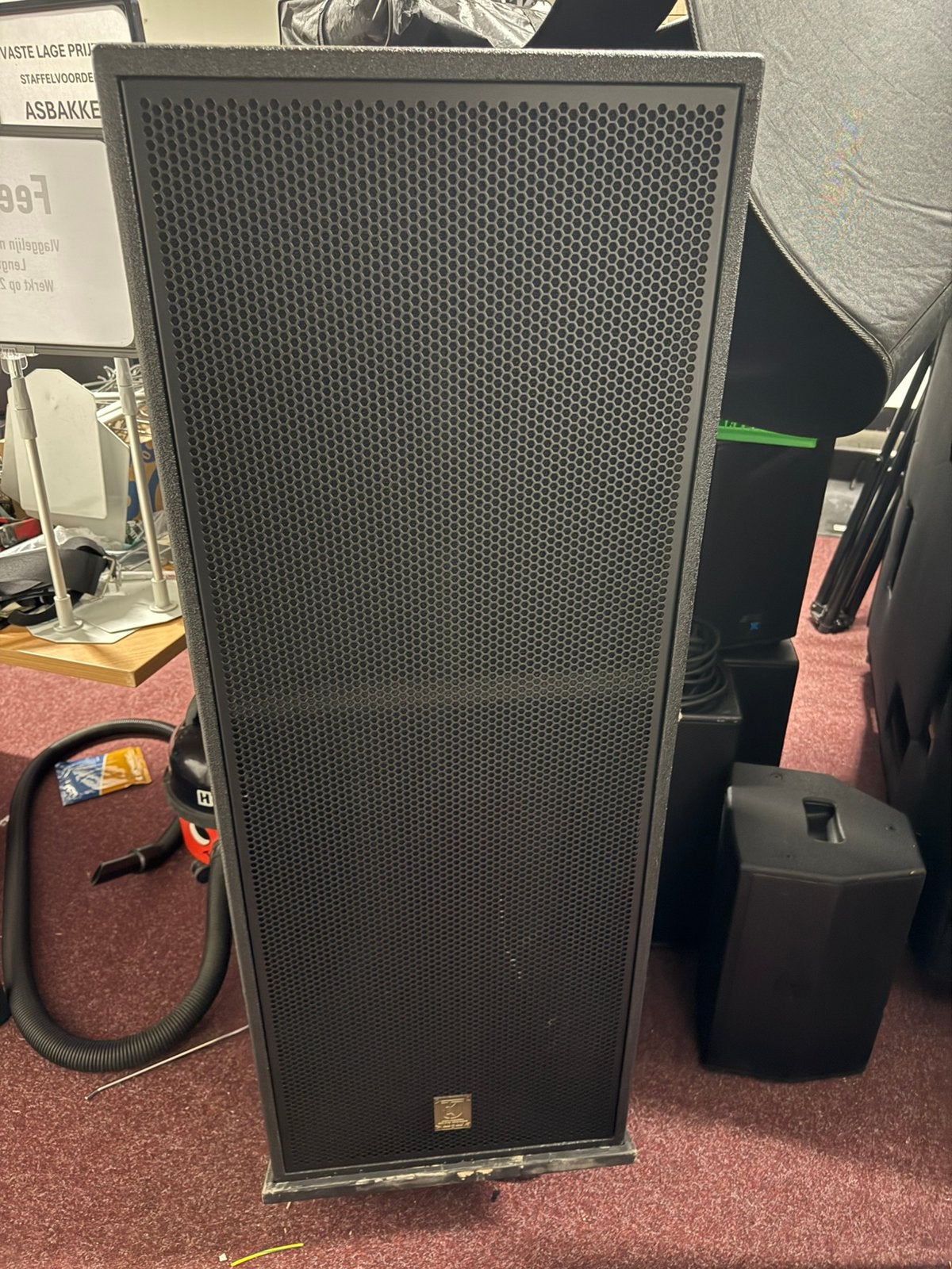 Sound Projects SPX-4 & SP218 Speakerset (2x top, 2x sub), Gebruikt, Speakerset, Ophalen, 150 watt of meer