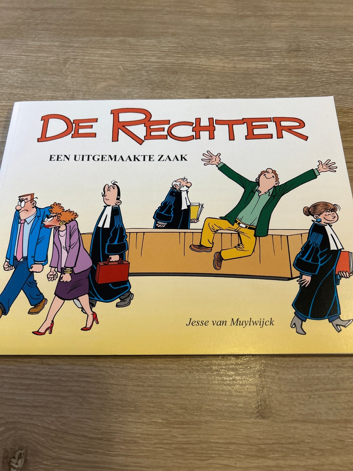 De Rechter: Een Uitgemaakte Zaak - Jesse van Muylwijck, Eén stripboek, Ophalen of Verzenden, Zo goed als nieuw