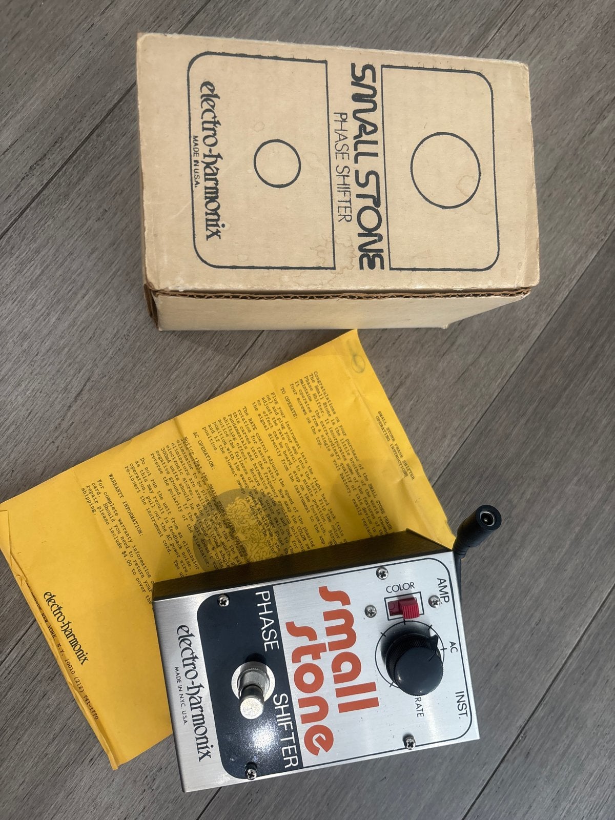 Electro-Harmonix Small Stone Phase Shifter (Vintage), Ophalen of Verzenden, Zo goed als nieuw, Overige typen