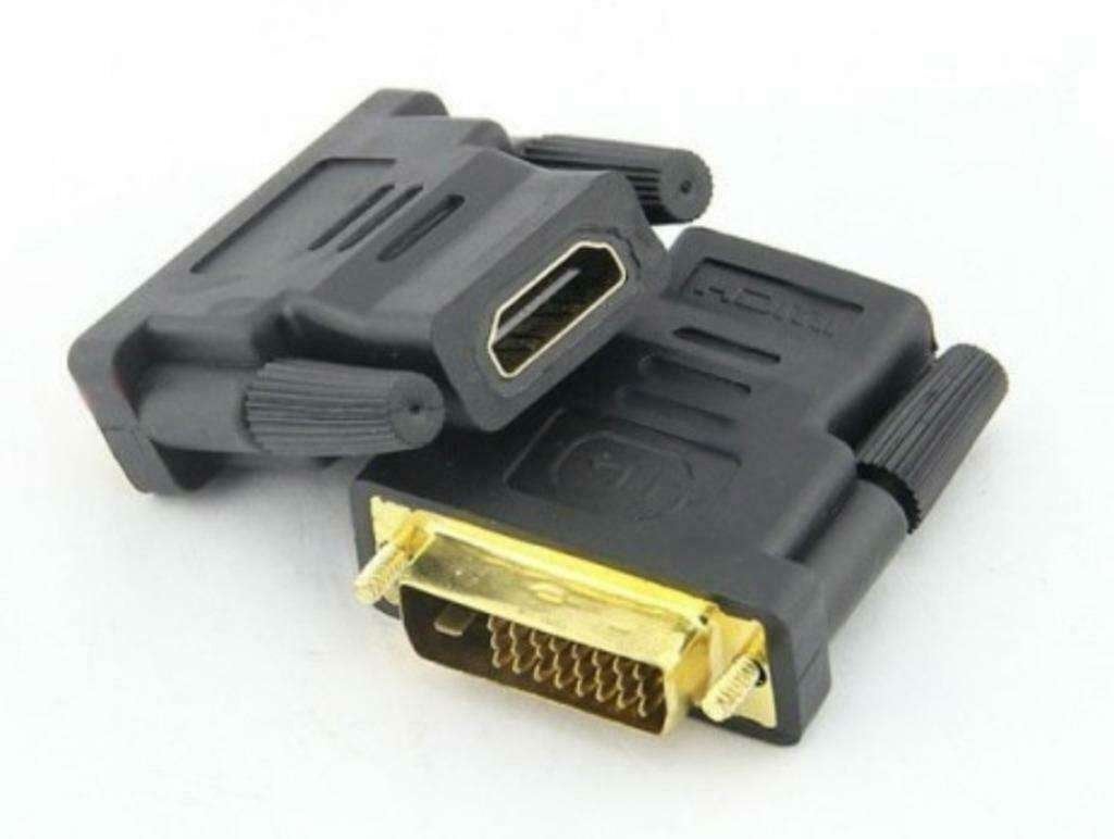 DVI-D Male goldplated naar HDMI Female Adapter *SUPERKOOPJE, Computers en Software, Pc- en Netwerkkabels, Nieuw, Ophalen of Verzenden