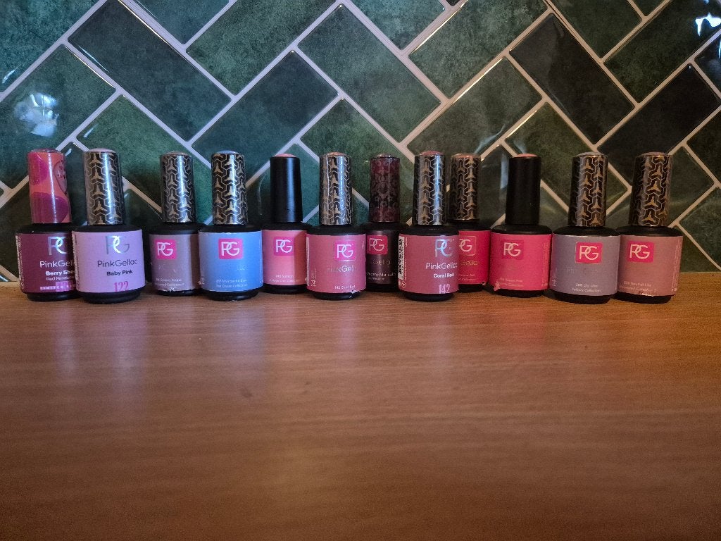 Set van pink gellac en pns, Ophalen of Verzenden, Gebruikt, Overige typen