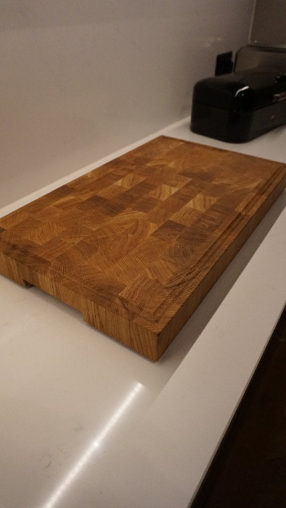Snijplank kops eikenhout, Hout, Snij-/serveerplank, Nieuw, Ophalen of Verzenden