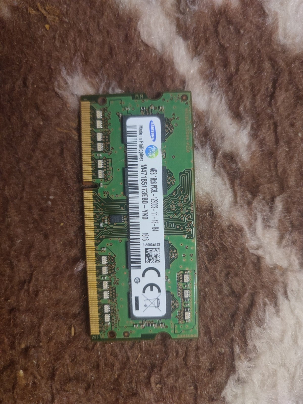Samsung 4GB DDR3L PC3L-12800S laptop RAM-module, Ophalen, Gebruikt, DDR3, Laptop