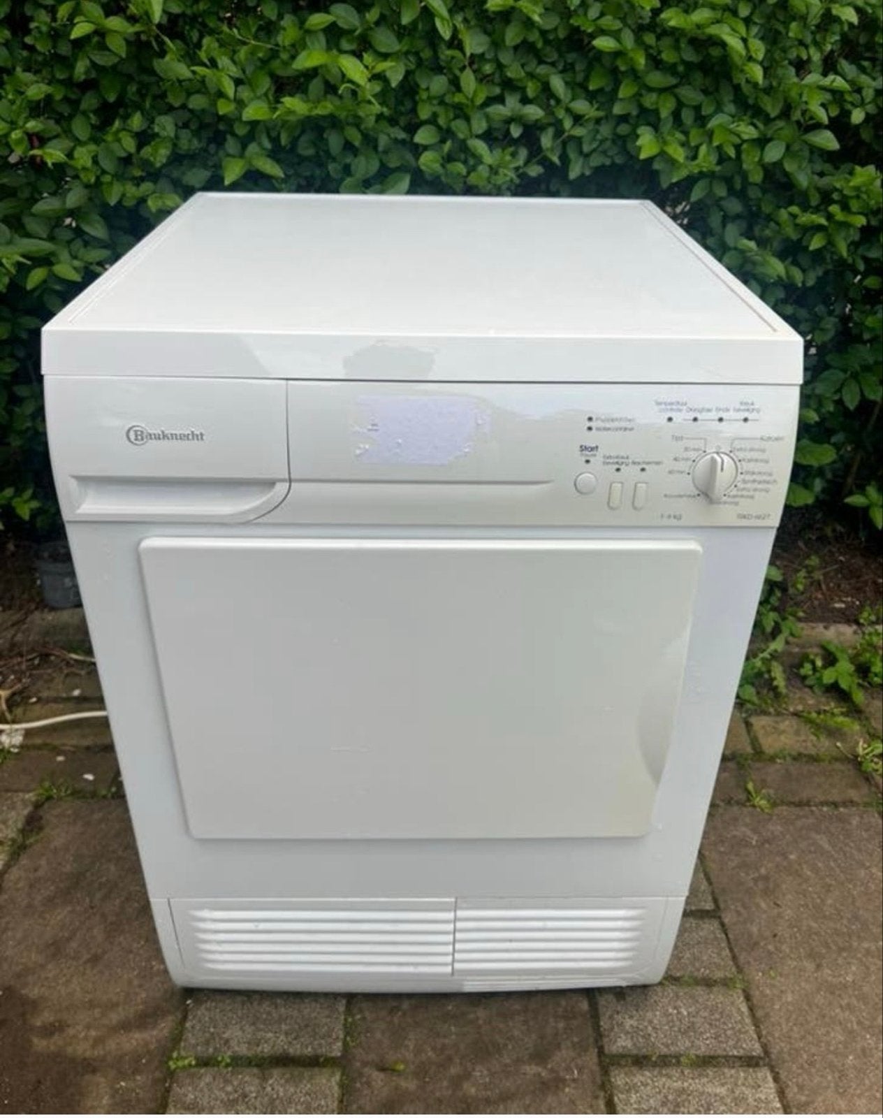 Bauknecht TRKD6627 Condensdroger - 6 kg inhoud, Ophalen, 6 tot 8 kg, Gebruikt, Voorlader