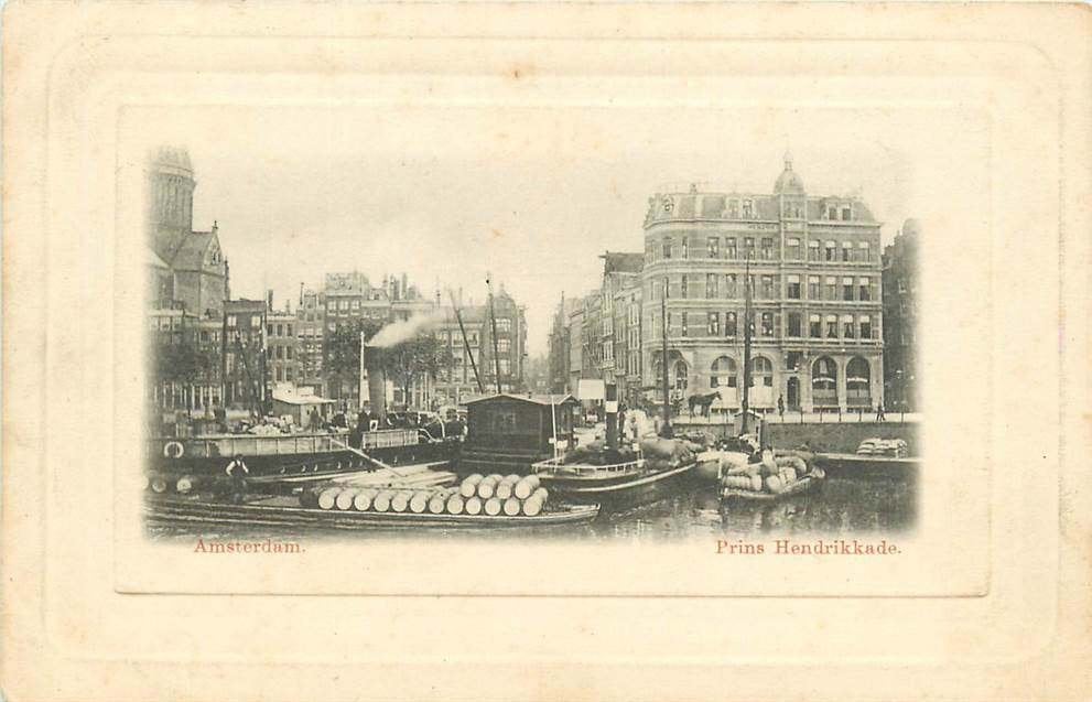 304-213-017 Amsterdam Prins Hendrikkade, Verzenden, Voor 1920, Noord-Holland