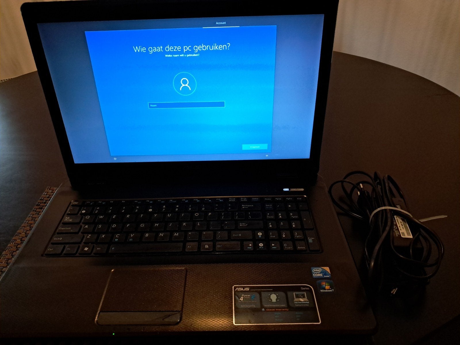 ASUS K72F laptop - Intel Core i3, Windows 7, Ophalen, Gebruikt, HDD, 2 tot 3 Ghz