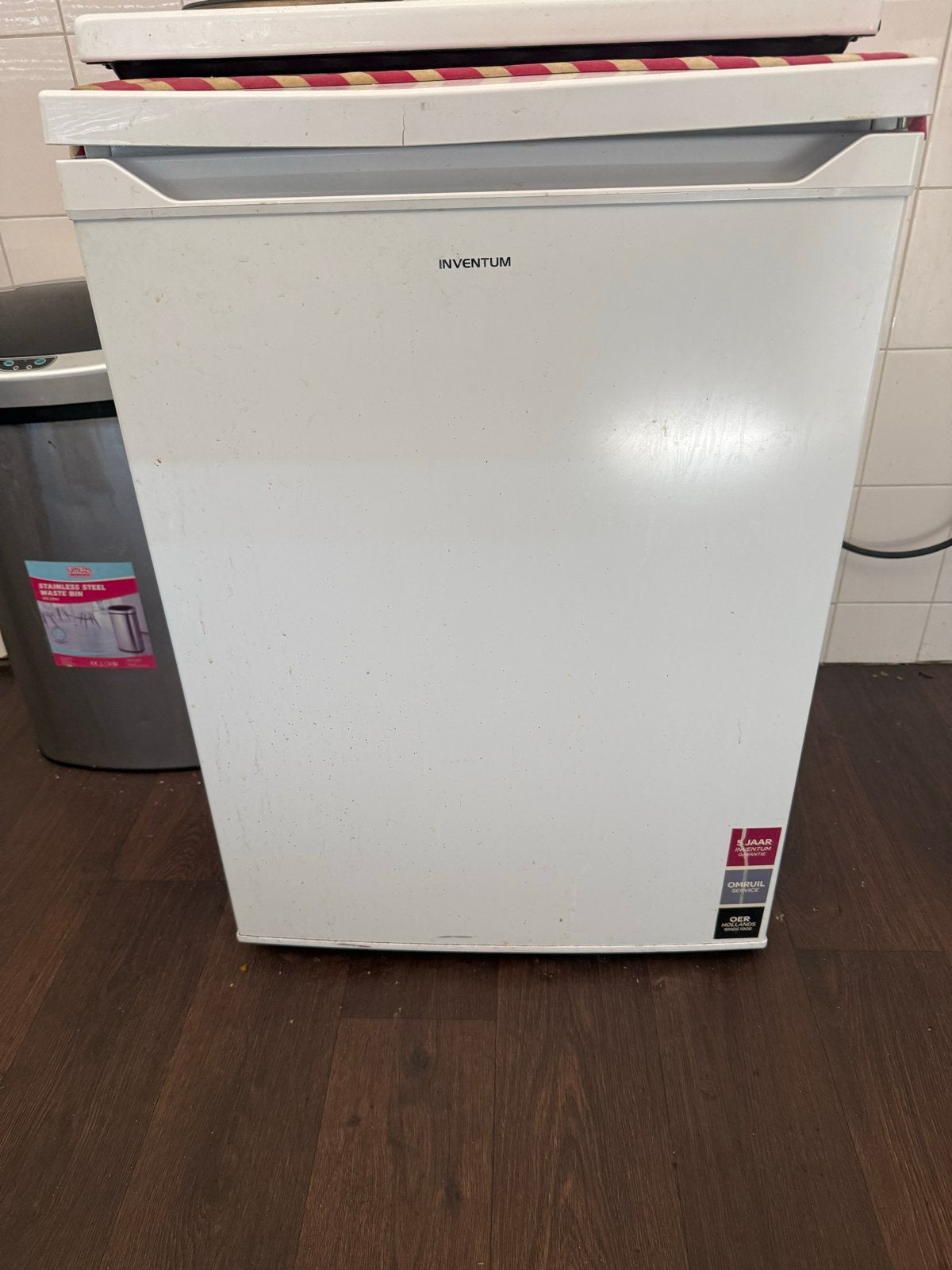 Inventum Tafelmodel Koelkast - Compact en Efficiënt, Ophalen, Gebruikt, 45 tot 60 cm, Met vriesvak