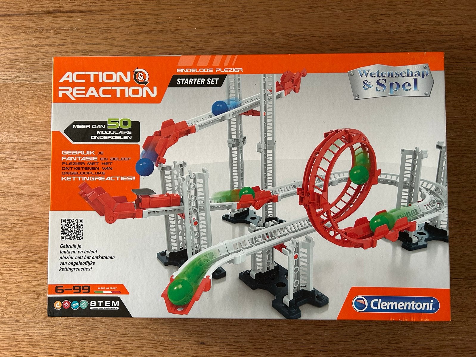 Clementoni Action & Reaction knikkerbaan - zo goed als nieuw, Ophalen, Zo goed als nieuw, Overige merken