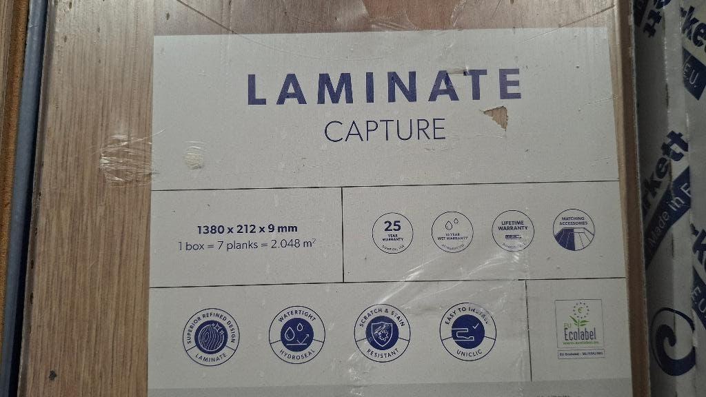 Mooie click laminaat vloer 12m2 Quick step Capture, ., ., Nieuw, .