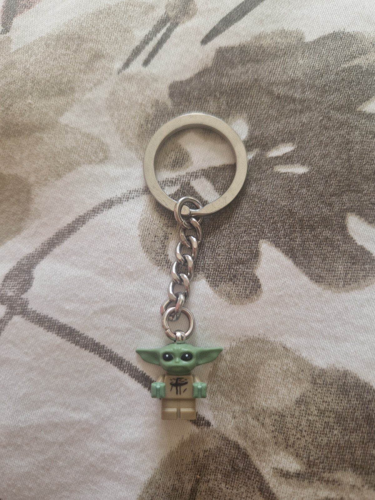 Baby Yoda Lego Sleutelhanger - Grogu Star Wars, Ophalen of Verzenden, Gebruikt, Knuffel of Figuurtje